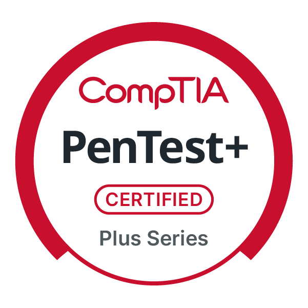 Selo da certificação CompTIA PenTest+
